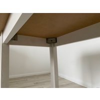 Кухонный стол Senira Р-02.06-01 (бетон/белый)