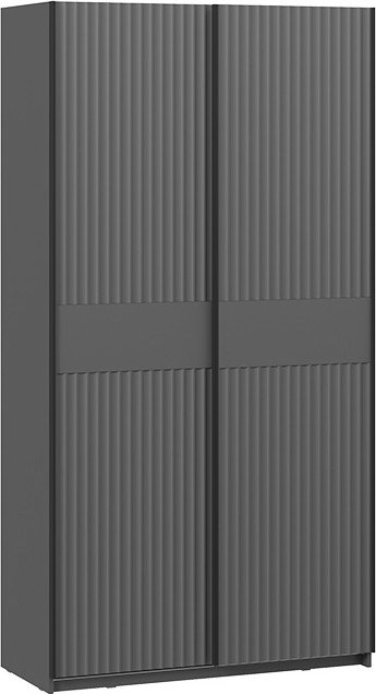 

Шкаф-купе Трия Оскар Тиффани Т2 1200 282714 (черный/серый графит/графит матовый)