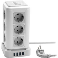 Сетевой фильтр Ritmix RM-2124 (белый)