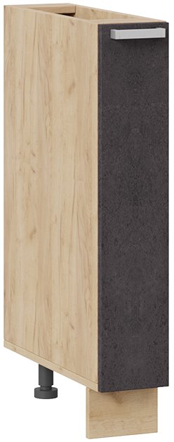 

Шкаф напольный Трия Гранита 1Н15К (дуб крафт золотой/бетон графит)