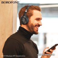 Наушники Borofone BO19 (черный) в Гродно