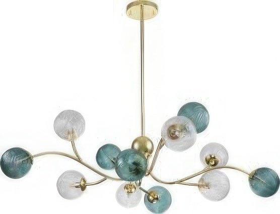 

Люстра средней высоты Indigo Selva 11032/12R Gold