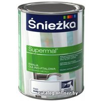 Эмаль Sniezka Supermal Масляно-фталевая 2.5 л (RAL9003 белый глянец)