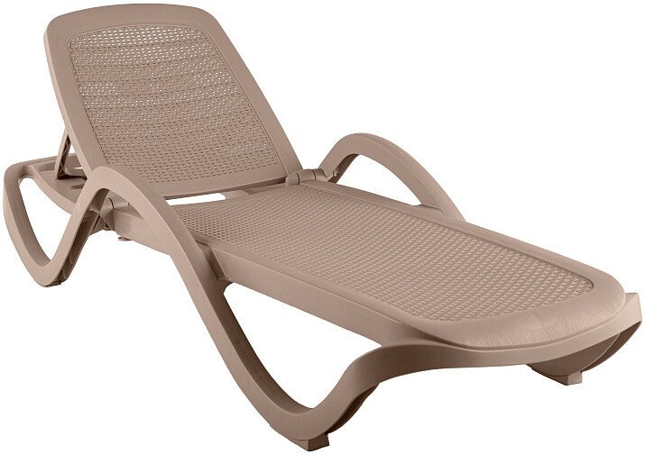 

Шезлонг Элластик-Пласт Capri плетеный 195x73x41 (какао)