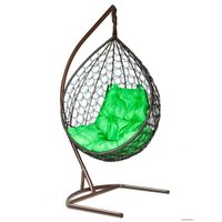 Подвесное кресло LetoLux Liverpool Comfort (шоколад/зеленый)