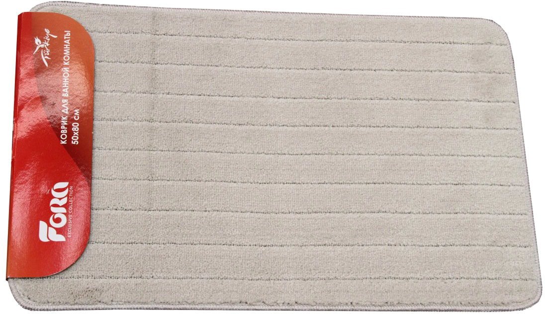 

Коврик для ванной FORA Bricks beige FOR-PP-BRK50-80BE