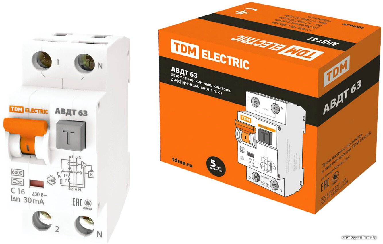 Дифференциальный автомат TDM Electric SQ0202-0004