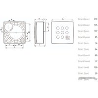 Радиальный вентилятор Vortice Micro 100 T