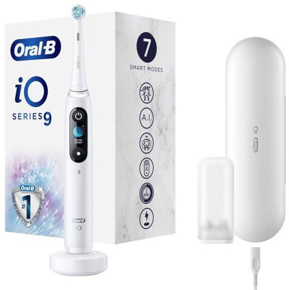 

Электрическая зубная щетка Oral-B iO 9 (белый)