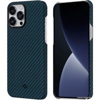 Чехол для телефона Pitaka MagEZ Case 2 для iPhone 13 Pro (twill, черный/синий)