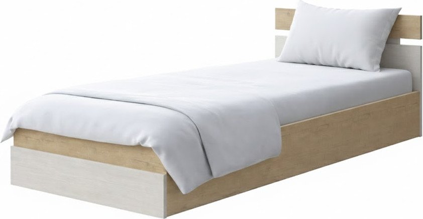 

Кровать PROxSON Milton с ПМ 90x200 (бунратти/дуб шамони светлый 124)