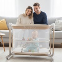 Приставная детская кроватка Bubago Virelle (бежевый)