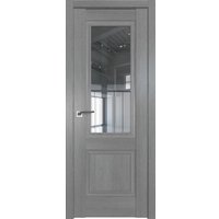 Межкомнатная дверь ProfilDoors 2.37XN L 70x200 (грувд серый, стекло прозрачное)