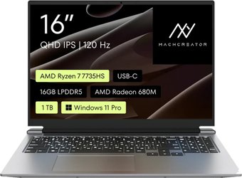 Ноутбук Machcreator Vision L16 SE Grey JJ00G500HRU