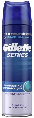 Гель для бритья Gillette Moisturizing увлажняющий с маслом какао 200 мл