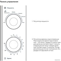 Микроволновая печь BQ MWO-20004SM/W (белый)