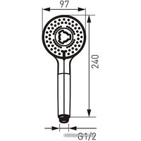Душевая лейка Ferro Cortina S340