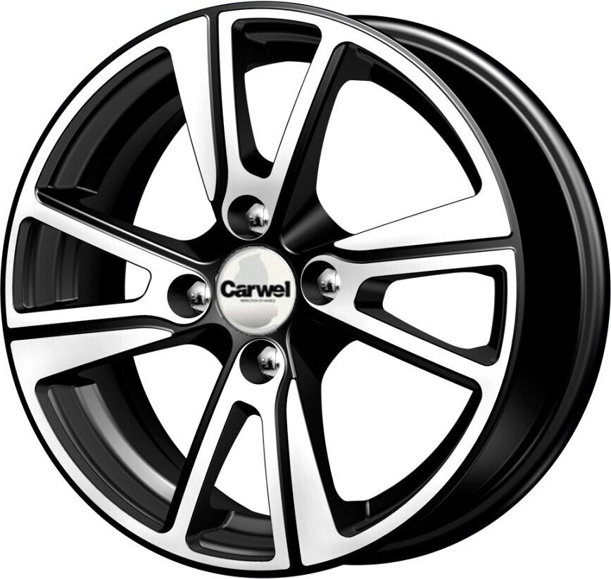 

Литые диски Carwel Бросно 27 14x5.5" 4x98мм DIA 58.5мм ET 35мм AB