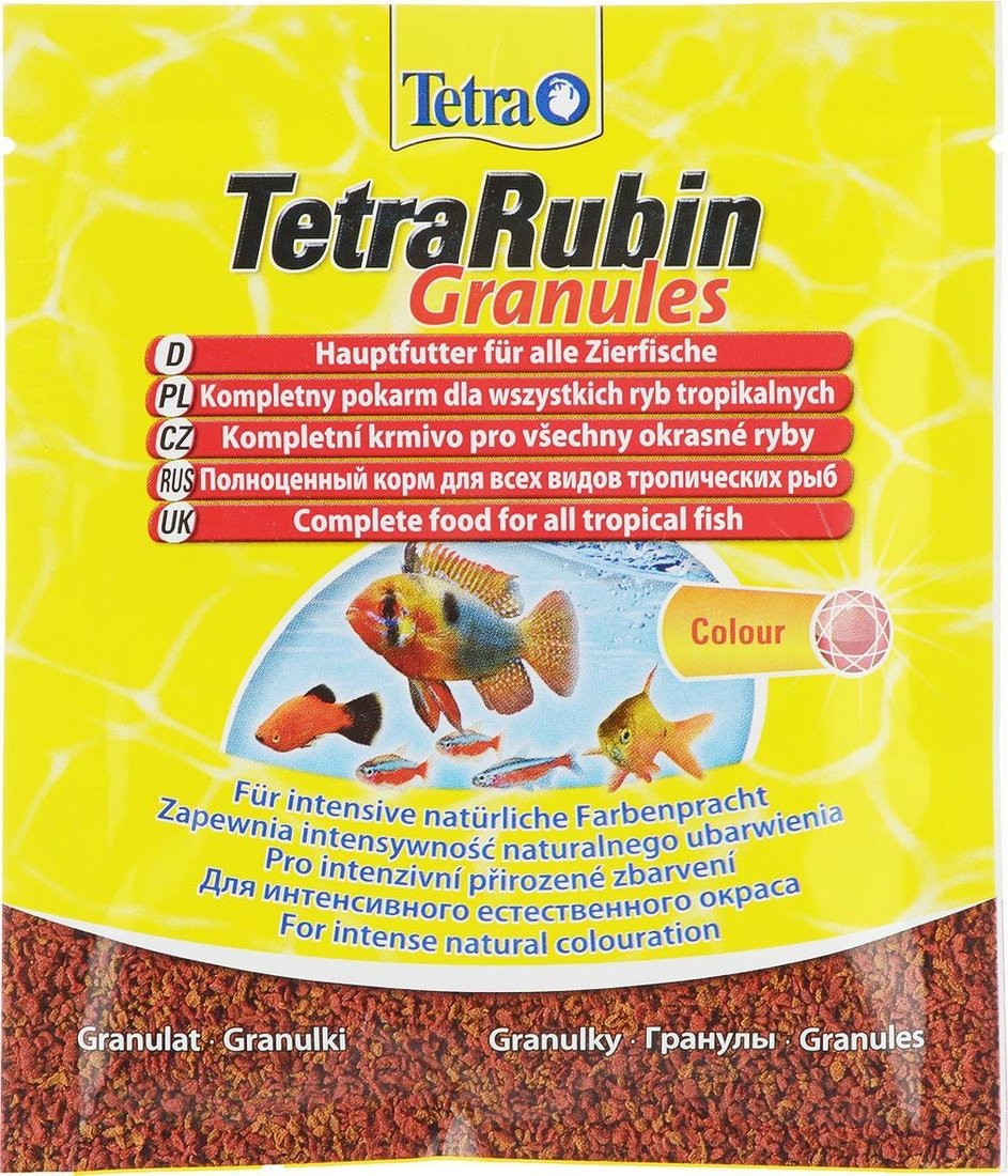 

Сухой корм Tetra Rubin Granules Sashet 15 г