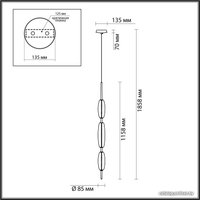 Подвесная люстра Odeon Light Spindle 4792/28L