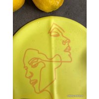 Шапочка для плавания Elous EL009 (лица, желтый)