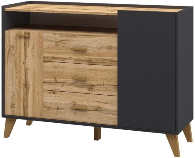 

Тумба Мебель Неман Сканди МН-036-02(1) (дуб вотман, графит)