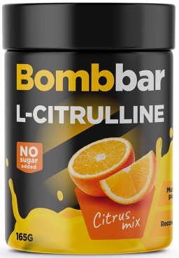 

Цитруллин Bombbar L-Citrulline (165 г, цитрусовый микс)