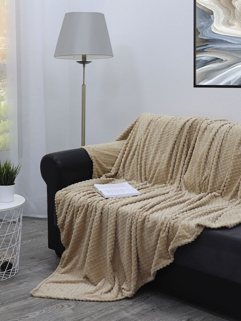 

Плед Tex Republic FF FNJq BE3 1520 14-1118 150x200 см (серо-бежевый)