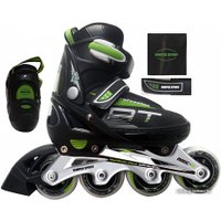 Роликовые коньки Vimpex Sport PW-153-B51 (р.29-32, голубой)