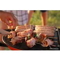 Портативный газовый гриль O-grill 500MT (золотистый)