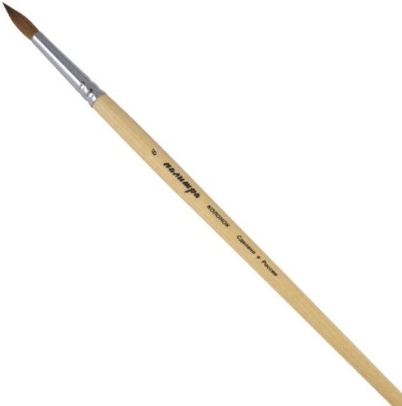 

Кисть для рисования Палитра Колонок круглая 6 ЖК1-06.02Б