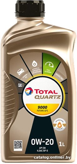 Моторное масло Total 9000 Future GF6 0W-20 1л