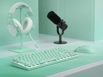 Игровой набор IO by Red Square Mint (мышь, клавиатура, коврик, наушники, микрофон)