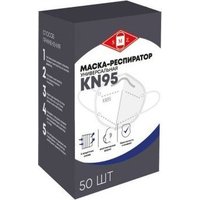Респиратор-полумаска SMZ KN95 FFP2 универсальный (1 шт, белый)