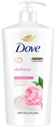 Dove Крем-гель для душа Сливочная ваниль и пион 610 мл
