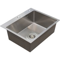 Кухонная мойка Blantek FS-5848S Brushed ECO (+501F40-S)