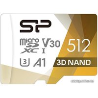 Карта памяти Silicon-Power Superior Pro microSDXC SP512GBSTXDU3V20AB 512GB (с адаптером)