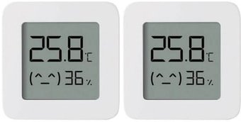 

Термогигрометр Xiaomi Mi Temperature and Humidity Monitor 2 LYWSD03MMC (комплект 2 шт, китайская версия)