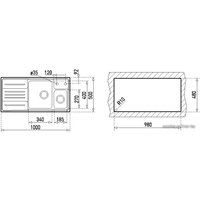 Кухонная мойка TEKA Stage 60 B-MTX Left [30000674]