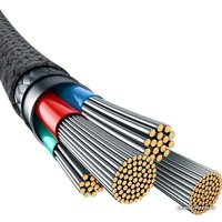 Кабель Baseus Unbreakable Series USB Type-A - Lightning (2 м, черный)