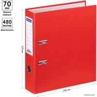 Папка-регистратор OfficeSpace AFbv70-3-731/162578 (красный)