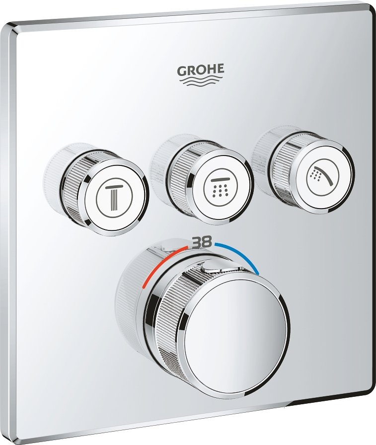 

Смеситель без скрытого механизма Grohe Grohtherm SmartControl 29126000