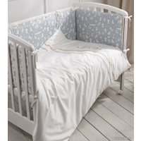 Детский комплект постельного белья Perina Toys 2 предмета ТС2.140-02.2 (зверюшки голубые)