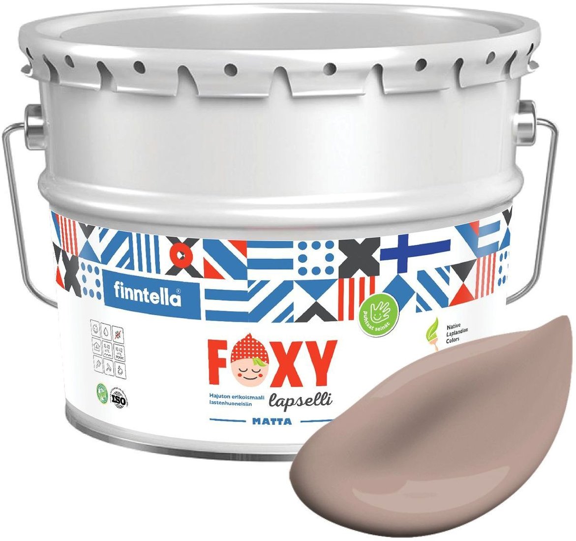 

Краска Finntella Foxy Lapselli Matte Mussu F-50-1-9-FL224 9 л (кремовый)