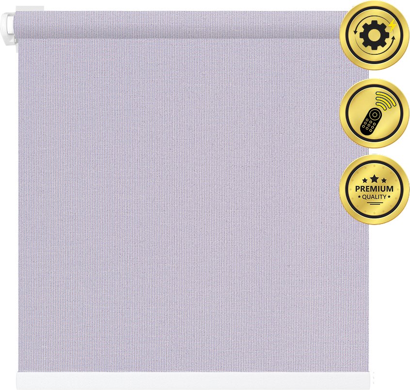 

Рулонная электроштора НеоФьюжен Эден 200 140х250 правая (лавандовый, белая фурнитура)