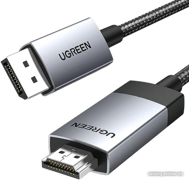 Кабель Ugreen DP119 15774 DisplayPort - HDMI (2 м, черный)