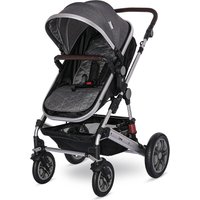 Универсальная коляска Lorelli Lora (3 в 1, steel grey)