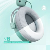 Наушники IO by Red Square Graphite v2 (бирюзовый/белый)