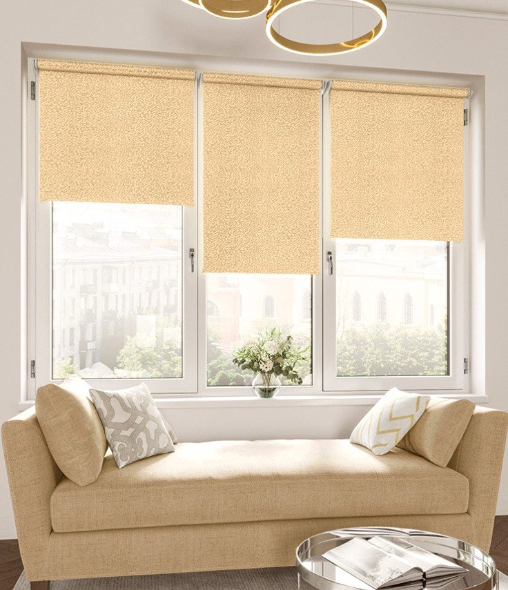 

Рулонные шторы Legrand Мозаика 120x175 (крем)