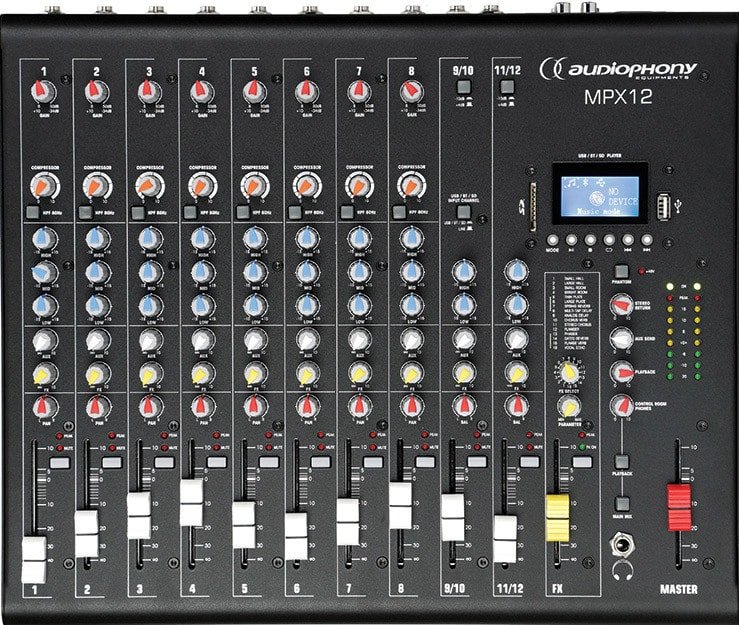 

Микшерный пульт Audiophony MPX12
